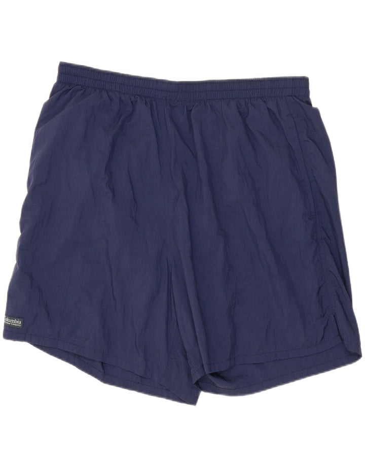 Ανδρικό αθλητικό σορτς COLUMBIA Μεγάλο Navy Blue Nylon