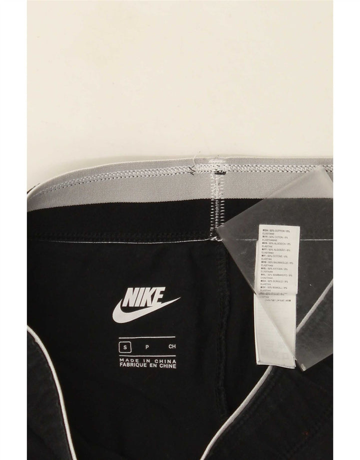 Γυναικεία γραφικά κολάν Nike UK 8 Μικρό μαύρο βαμβακερό