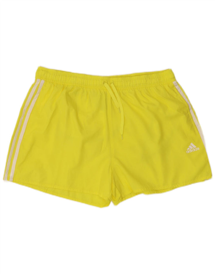 Ανδρικό αθλητικό σορτς Adidas XL κίτρινο πολυεστέρα