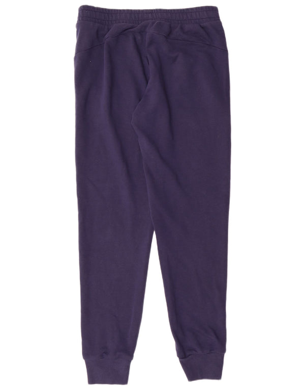 Γυναικεία αθλητική φόρμα PUMA Παντελόνι Joggers UK 14 Medium Navy Blue Cotton