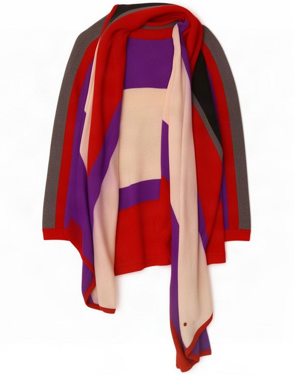 Γυναικείο πουλόβερ Gianfranco Ferre Asymmetric Cardigan IT 38 XS Πολύχρωμο