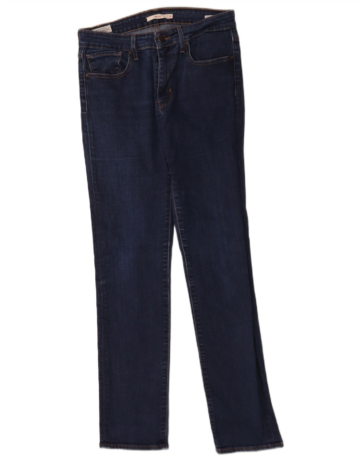 Levi's Womens 712 Slim Jeans W30 L31 Blue Cotton