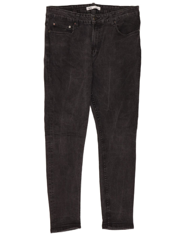 Zara Ανδρικό Skinny Jeans WU 46 XL W36 L29 Γκρι βαμβακερό
