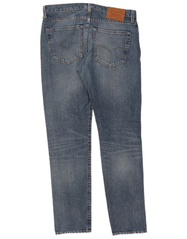 Levi's Mens 512 Slim Tapered Jeans W32 L32 Blue Cotton