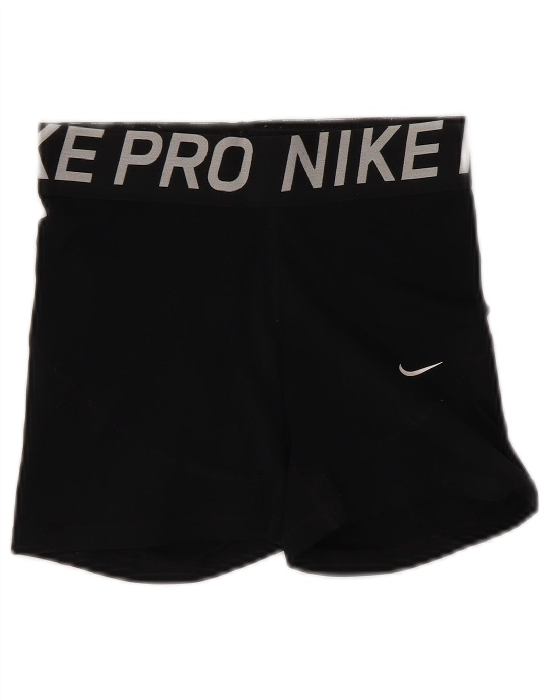 Γυναικείο γραφικό αθλητικό σορτς NIKE Dri Fit UK 8 Μικρό μαύρο πολυεστέρα
