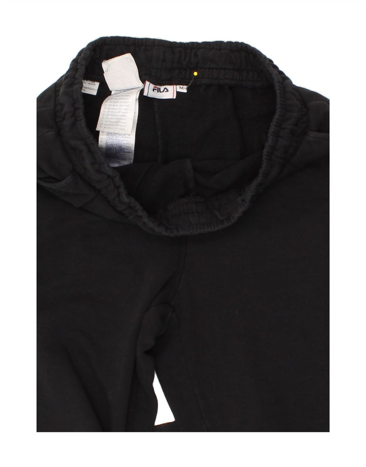 FILA Mens Tracksuit Trousers Joggers Medium Black Cotton Vintage Fila and Second-Hand Fila from Messina Hembry 