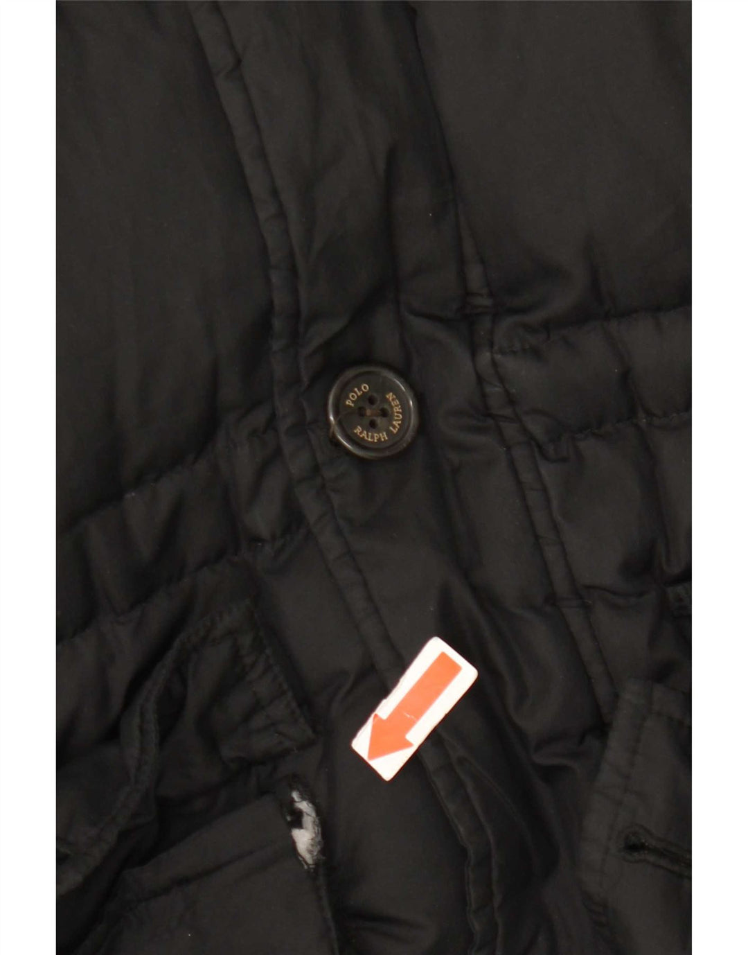 Polo Ralph Lauren Boys Padded Coat 8-9 Years Medium Black Polyester