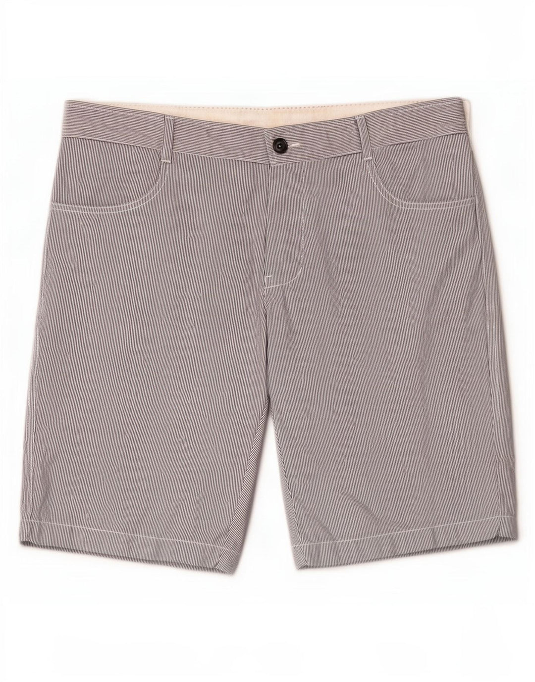 Ανδρικό σορτς Benetton Casual IT 48 Medium W38 Μπλε ριγέ