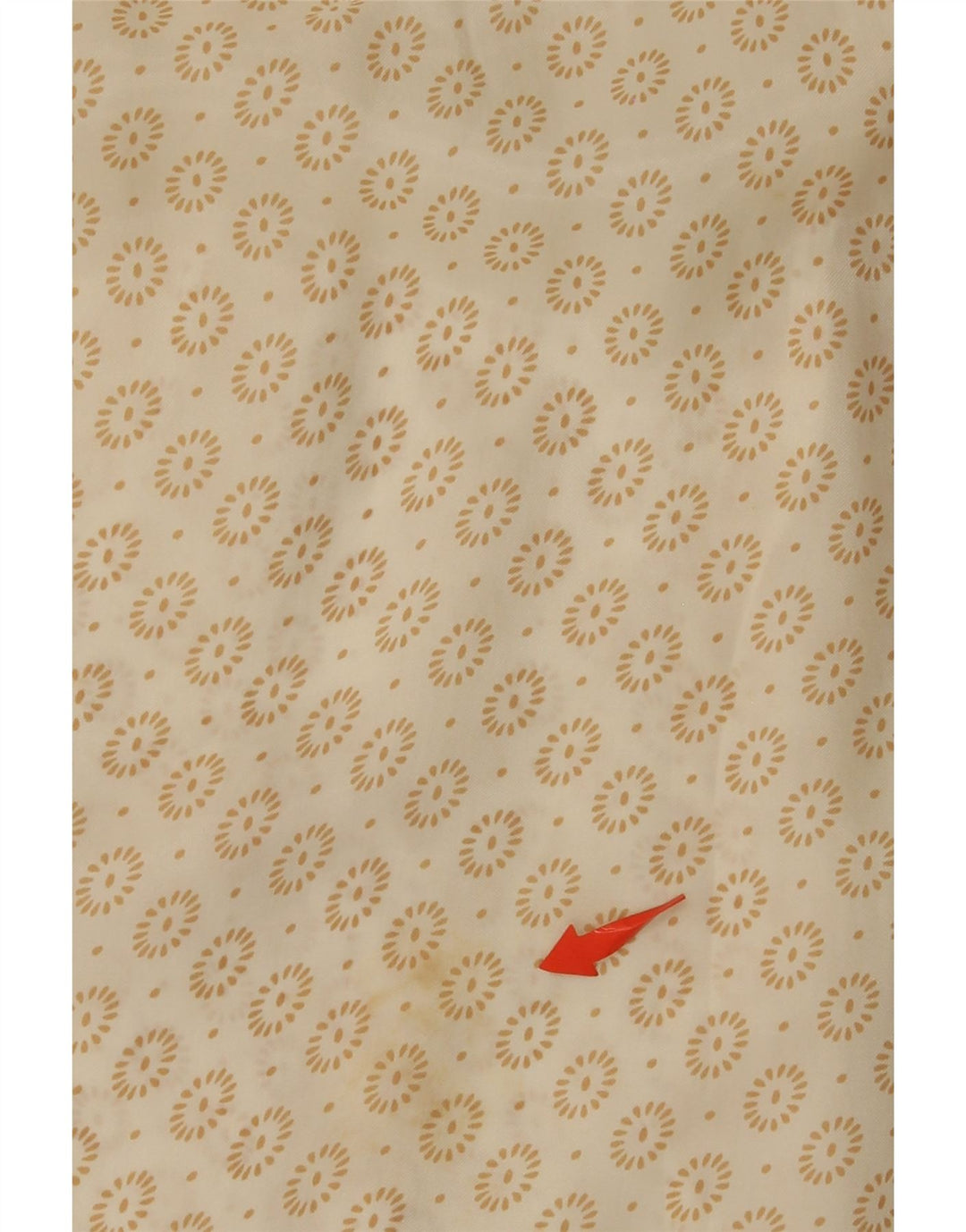 Ανδρικό πουκάμισο TIPO' S XL Off White Floral Cupro