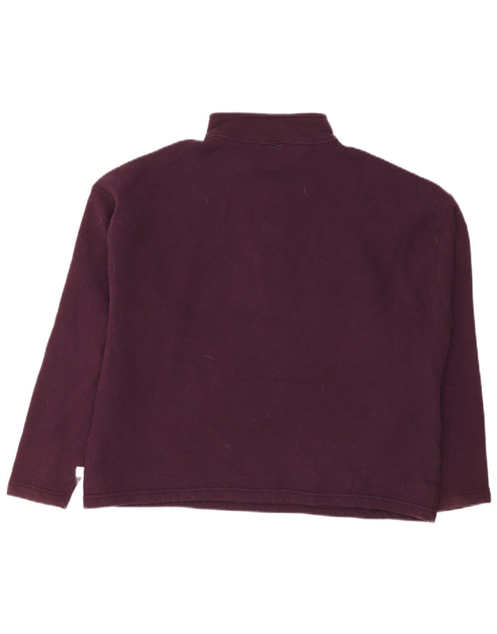 Russell Athletic Γυναικεία φούτερ με φερμουάρ Jumper UK 18 XL Maroon Cotton