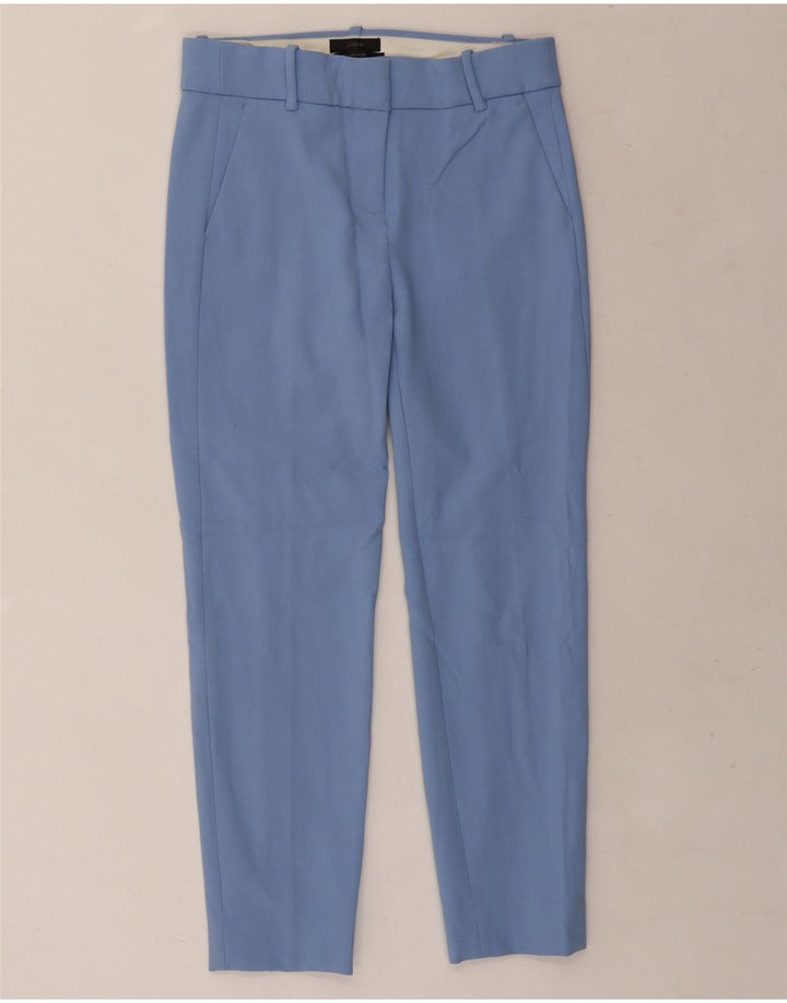 J. CREW Γυναικείο Cameron Slim Chino Παντελόνι US 2 XS W25 L25 Blue Polyester