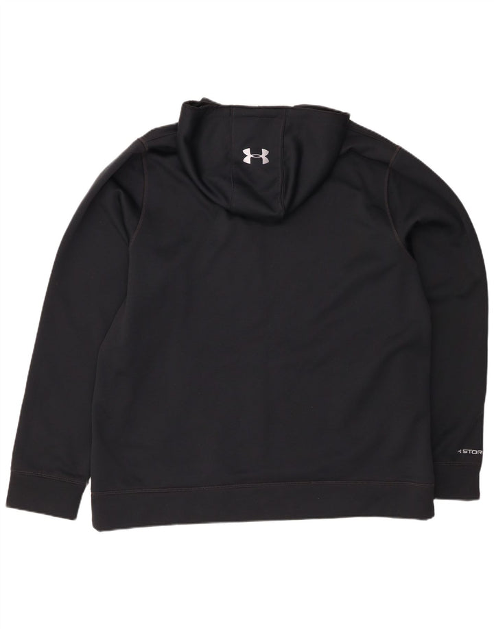 UNDER ARMOR Ανδρικό γραφικό κουκούλα Jumper XL Navy Blue Polyester