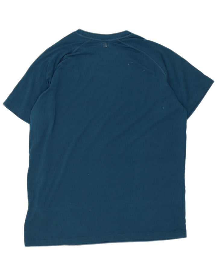 Ανδρικό T-Shirt Mountain Warehouse Top Small Blue Polyester