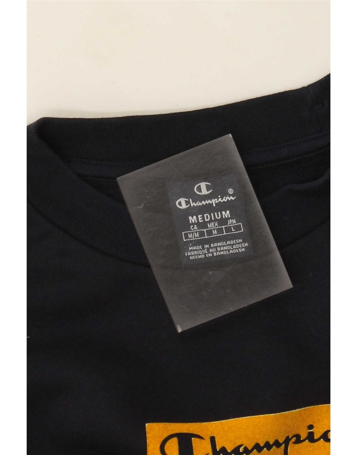 Ανδρικό γραφικό φούτερ Champion Jumper Medium Μαύρο