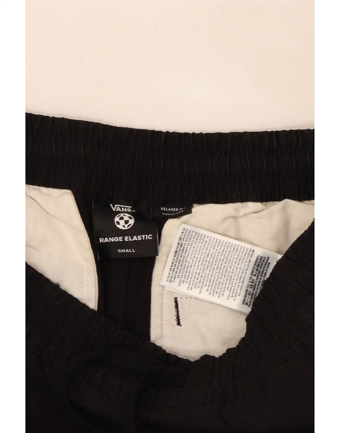 Ανδρικό σορτς Chino VANS Relaxed Fit Small W28 μαύρο βαμβακερό