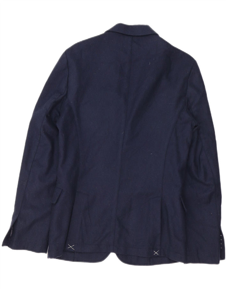 Trussardi Jeans Ανδρικό Μπουφάν Blazer 2 Κουμπιών IT 48 Medium Navy Blue