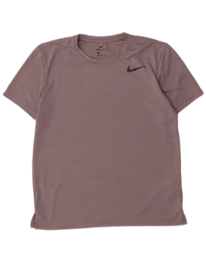 Ανδρικό T-Shirt Nike Top από μεσαίο γκρι πολυεστέρα