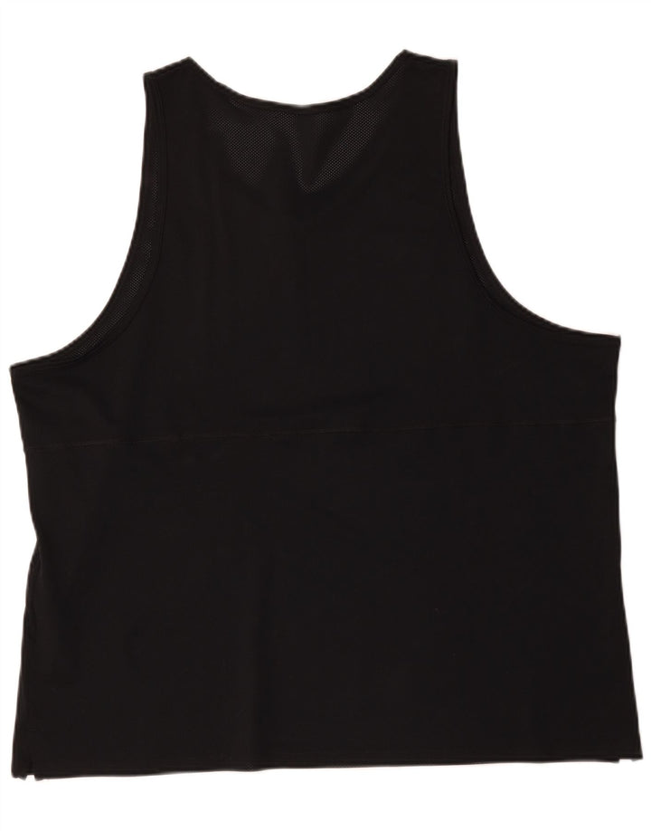Ανδρικό γιλέκο Nike Dri Fit Top 2XL μαύρο πολυεστέρα