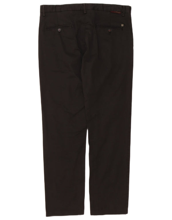 Vintage Ανδρικό ίσιο παντελόνι Chino IT 48 Medium W34 L30 Μαύρο βαμβακερό