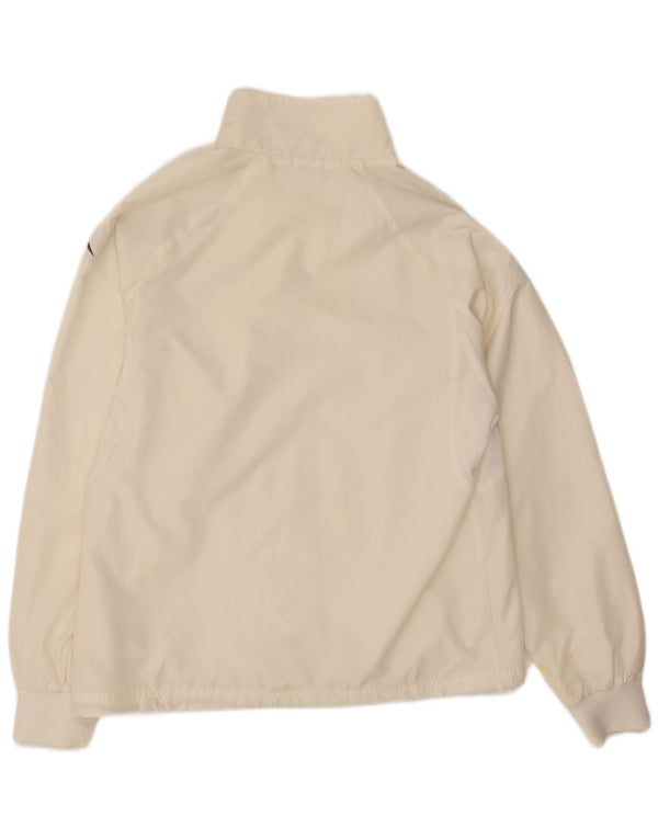 Reebok Mens Tracksuit Top Jacket Small White Colourblock Polyester