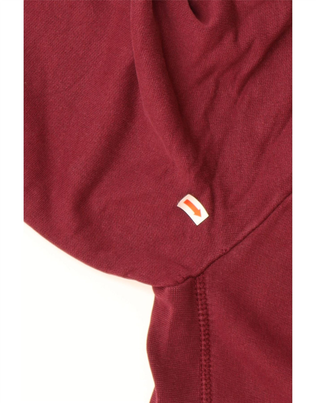 TOMMY HILFIGER Ανδρικό γραφικό φούτερ Jumper μεγάλο βαμβακερό μπορντό