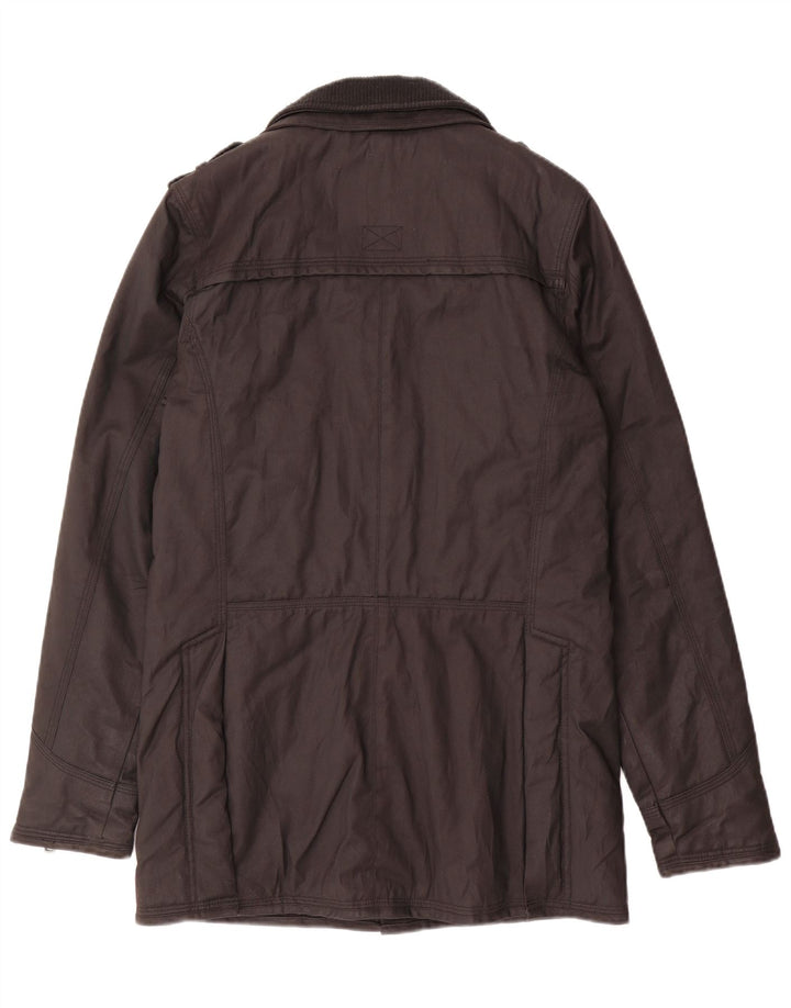 Boxeur Des Rues Mens Utility Jacket UK 36 Small Black Polyester