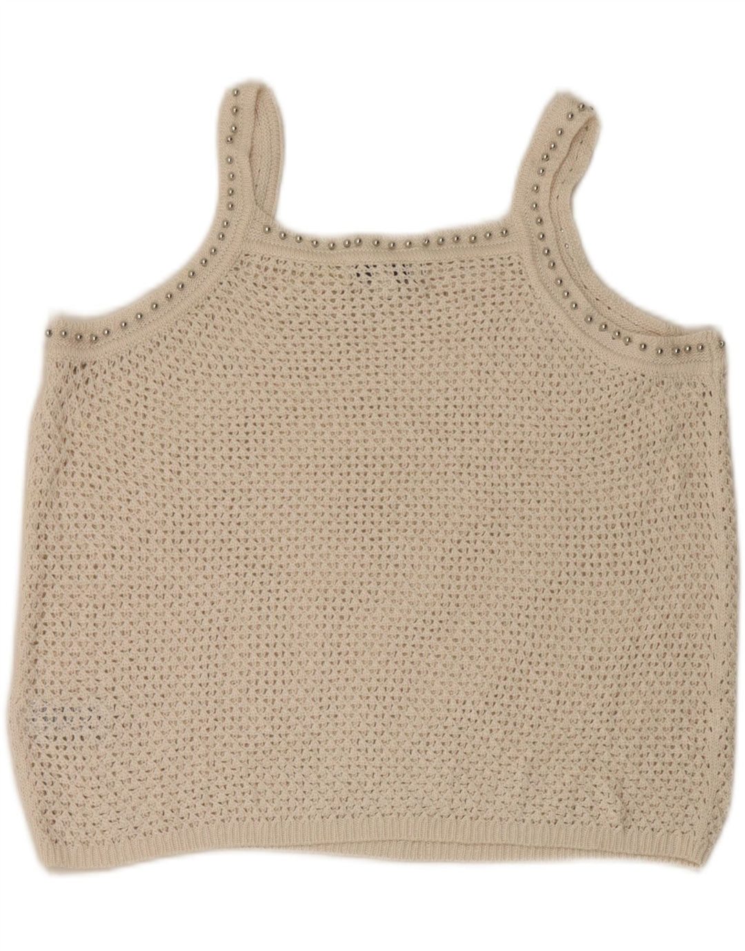 Marks & Spencer Γυναικείο Crochet Cami Top 14 Μεγάλη ακρυλικό σε λευκό χρώμα