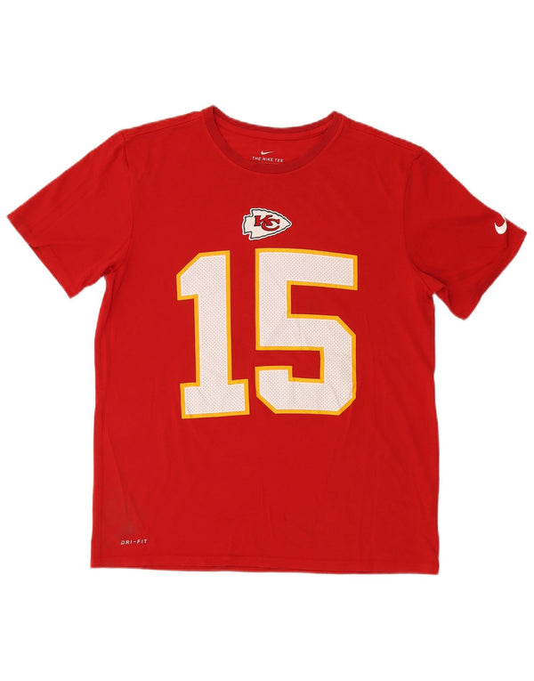 Γραφικό T-shirt Nike Mens Kansas City Chiefs, μεγάλο κόκκινο βαμβακερό