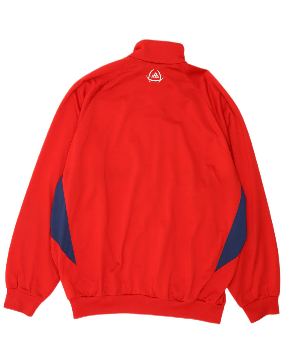 Ανδρική φόρμα Adidas Top Jacket UK 46/48 XL κόκκινο ριγέ πολυεστέρα