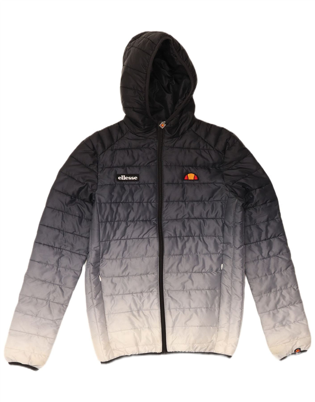 ELLESSE Ανδρικό μπουφάν με κουκούλα UK 34 XS Navy Blue Colorblock Πολυεστέρας