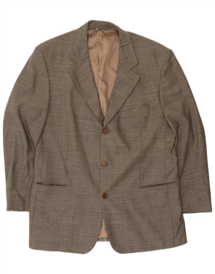 Ανδρικό μπουφάν σακάκι Hugo Boss EU 54 2XL Γκρι παρθένο μαλλί