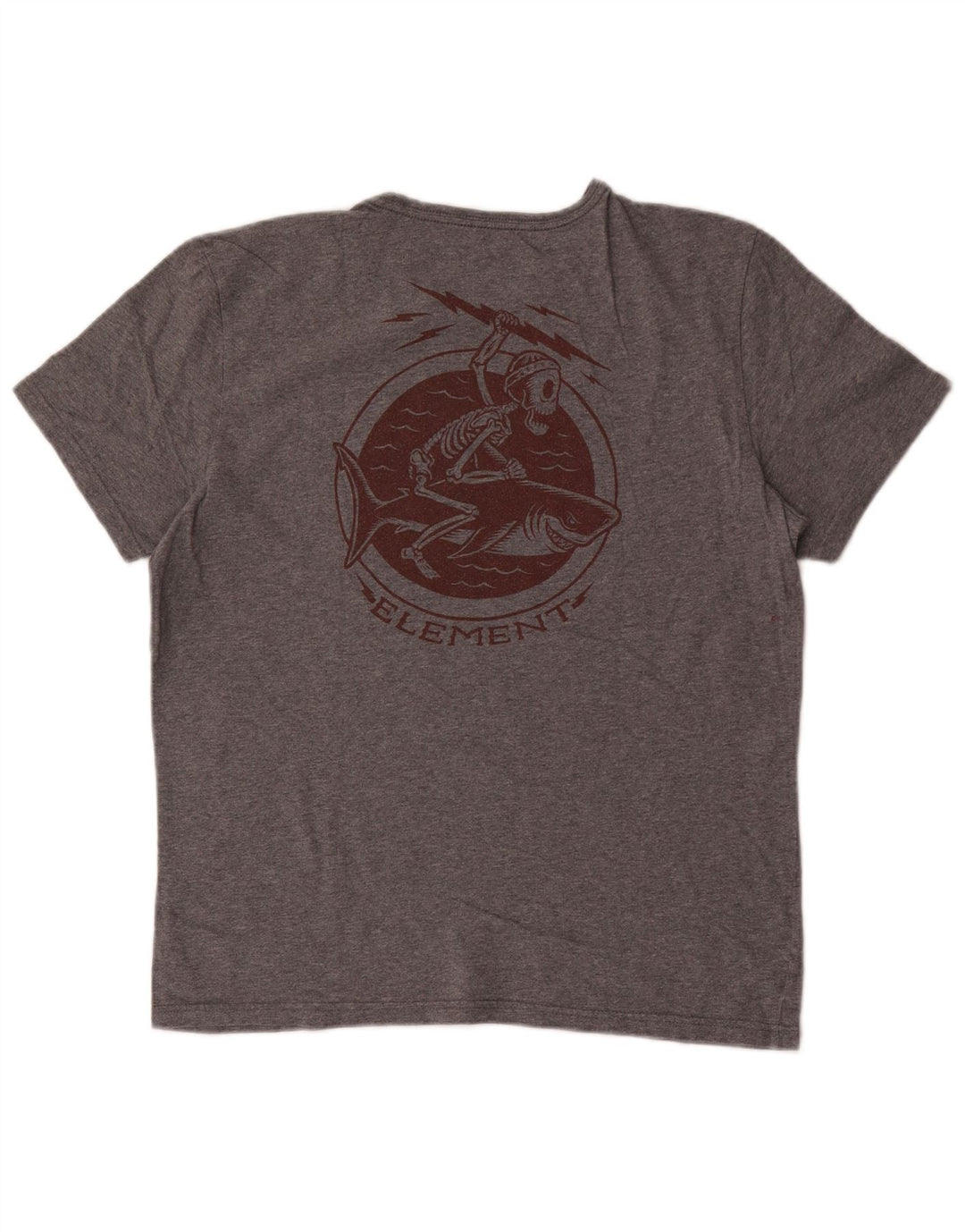 Element Ανδρικό γραφικό T-Shirt Top Small Grey