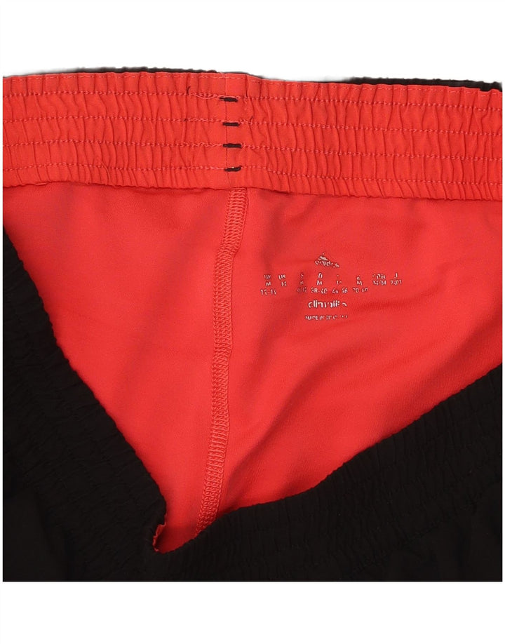 Γυναικείο αθλητικό σορτς ADIDAS Climalite UK 12/14 Μεσαίο μαύρο πολυεστέρα