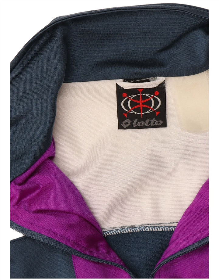 Ανδρική φόρμα Lotto Graphic Full Medium Navy Blue Colourblock