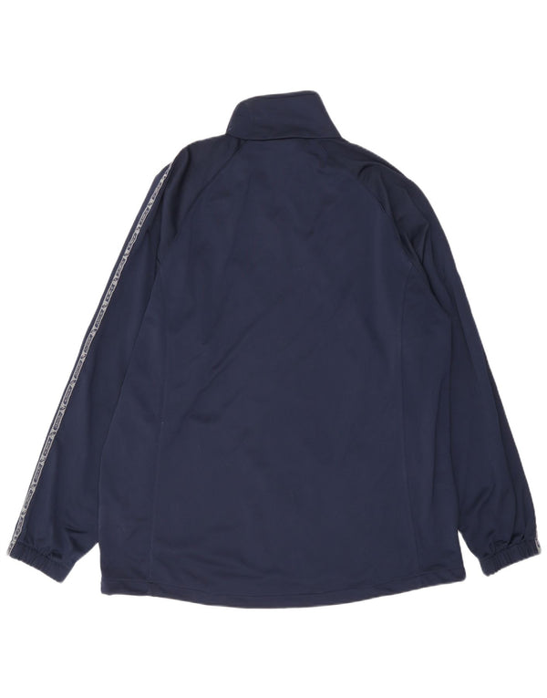 Ανδρική αθλητική φόρμα γραφικών Asics Top Jacket XL Navy Blue Polyester