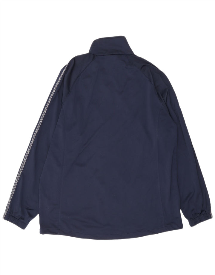 Ανδρική αθλητική φόρμα γραφικών Asics Top Jacket XL Navy Blue Polyester