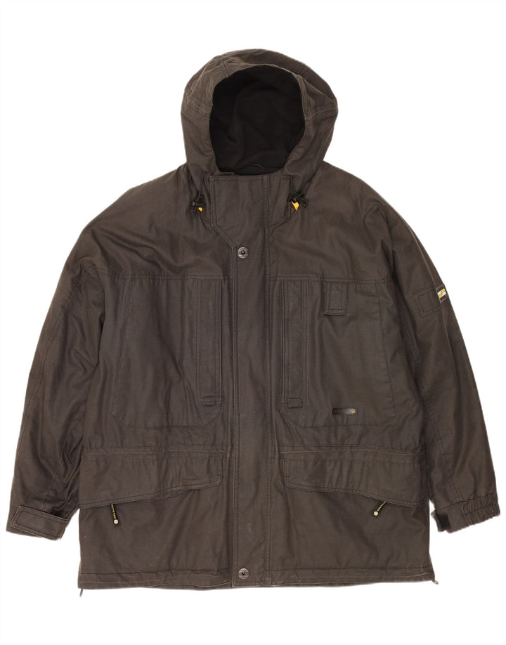 NAVIGARE Ανδρικό μπουφάν με κουκούλα αντιανεμικό UK 42 XL Γκρι