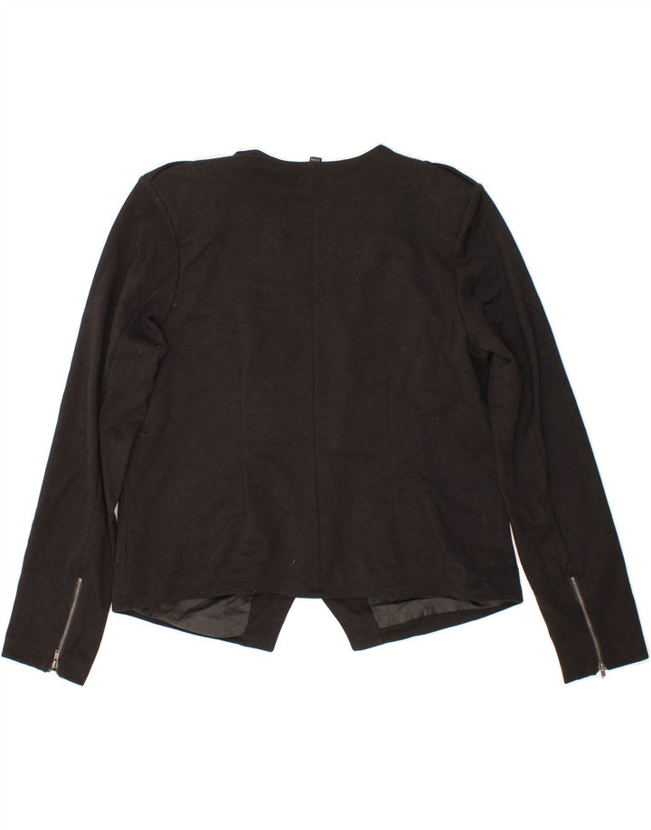 MOSSIMO Womens Bomber Jacket UK 18 XL Black Polyester Vintage Mossimo and Second-Hand Mossimo from Messina Hembry 