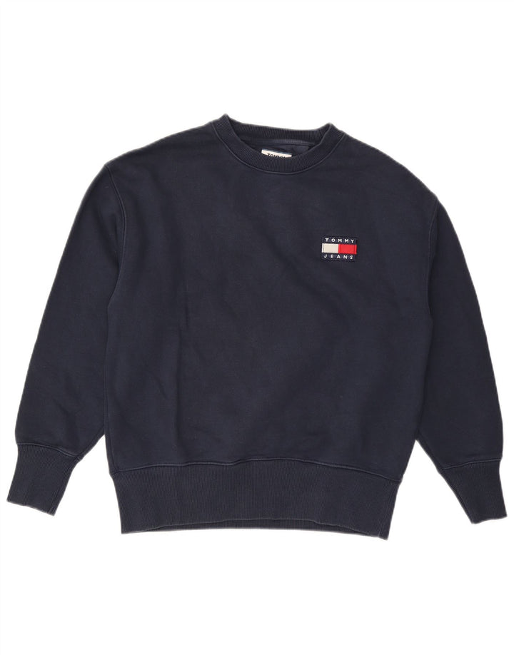 Ανδρικό φούτερ Tommy Hilfiger Jumper Small Navy Blue Cotton