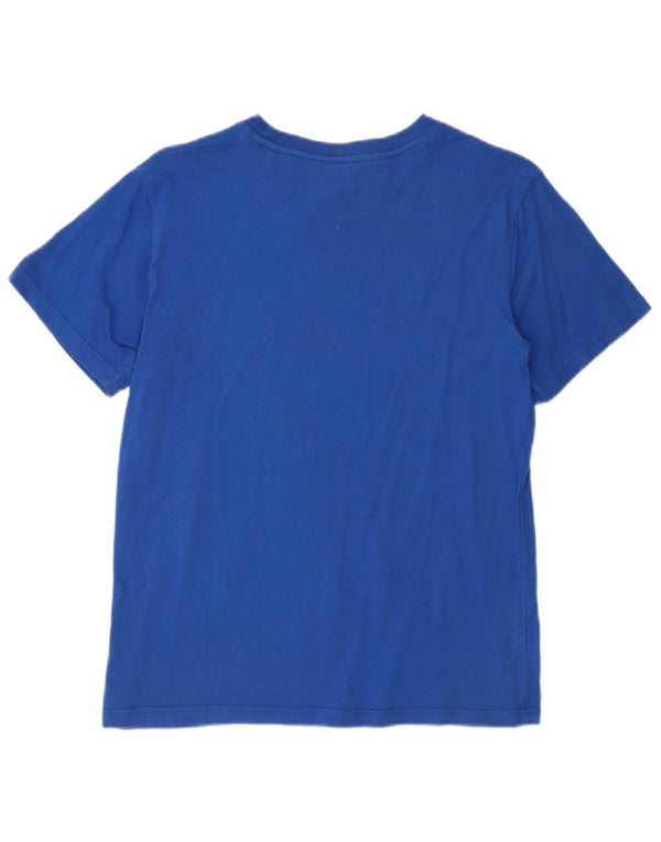ADIDAS Girls Graphic T-Shirt Top 13-14 Years Blue