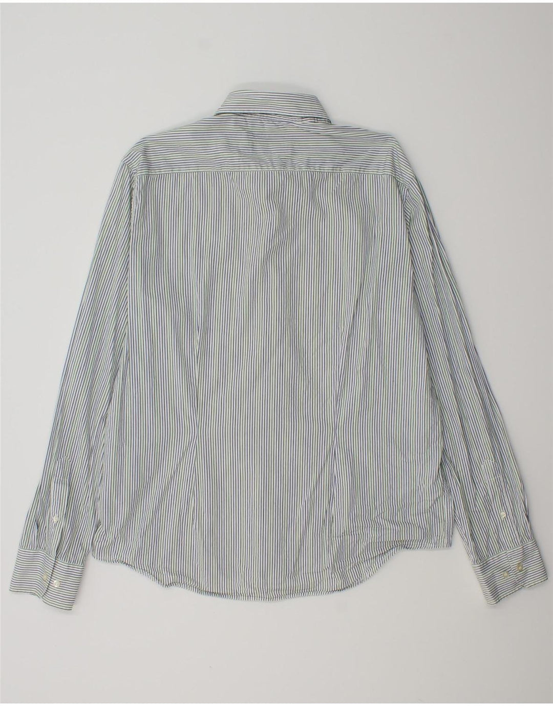 FRED PERRY Ανδρικό πουκάμισο Slim Fit 2XL Μπλε βαμβακερό ριγέ