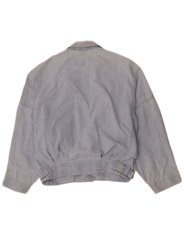 Vintage Ανδρικό Τζιν Μπουφάν UK 36 Small Blue