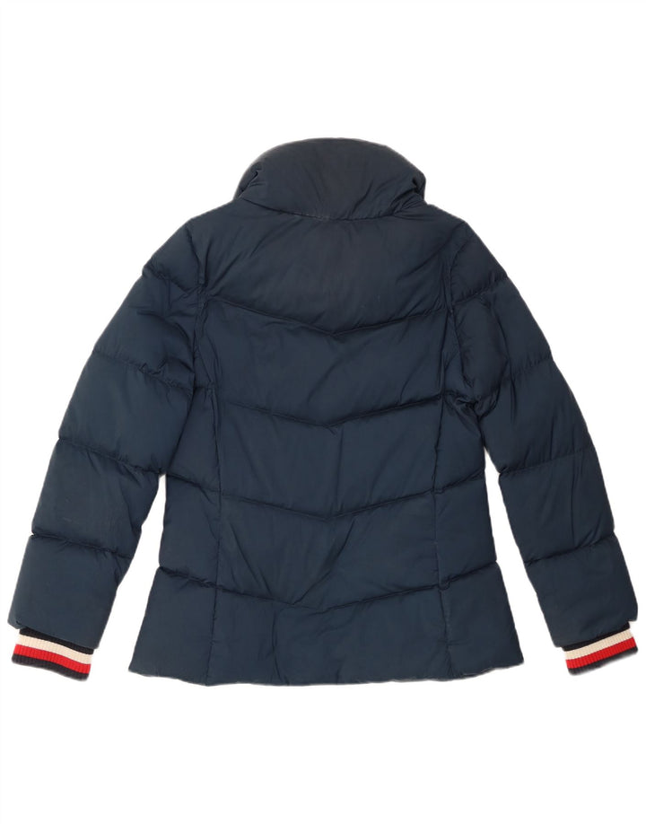 Tommy Hilfiger Γυναικείο μπουφάν UK 12 Medium Navy Blue Polyester