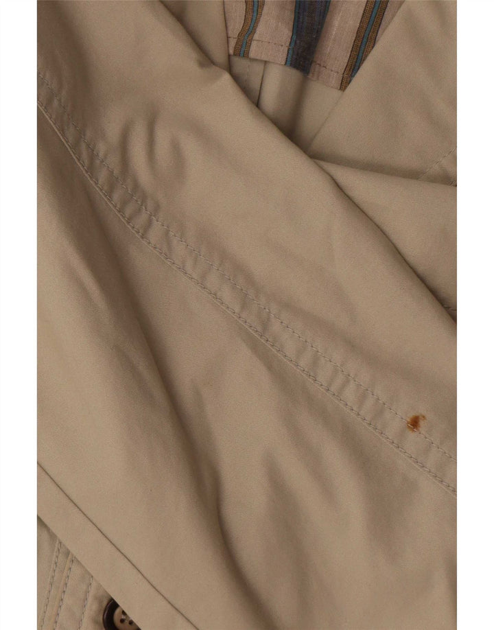 Vintage Mens Utility Jacket UK 40 Large Beige Βαμβακερό