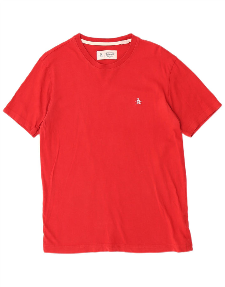 Ανδρικό T-Shirt Penguin Top Μικρό κόκκινο βαμβακερό