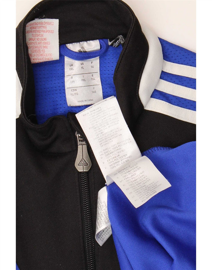 Adidas Boys Climacool Πουλόβερ φόρμα φόρμας 13-14 ετών XL μπλε