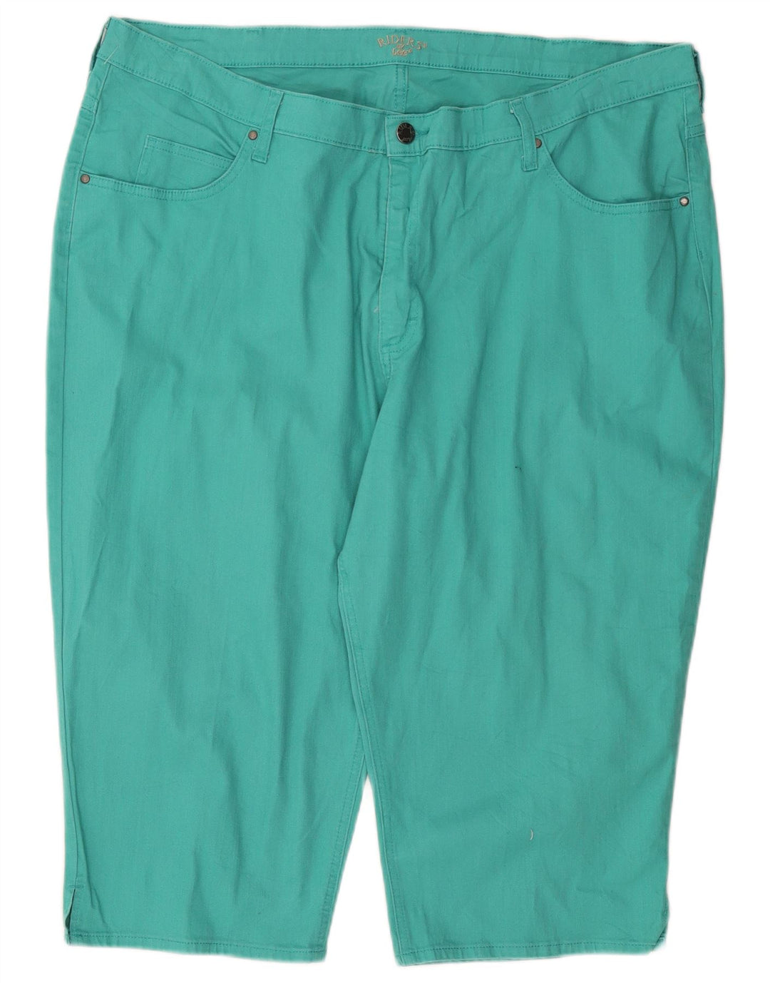 Lee Womens Riders Παντελόνι Capri W44 L18 Τυρκουάζ