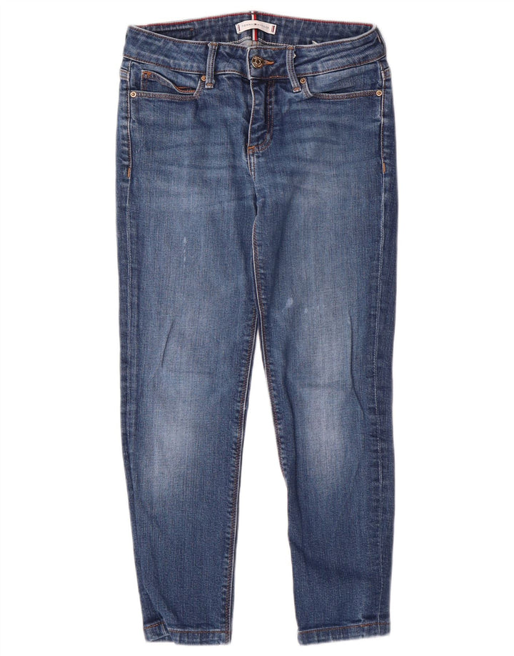 TOMMY HILFIGER Κορίτσια Skinny Jeans 7-8 ετών W24 L23 Μπλε βαμβακερό