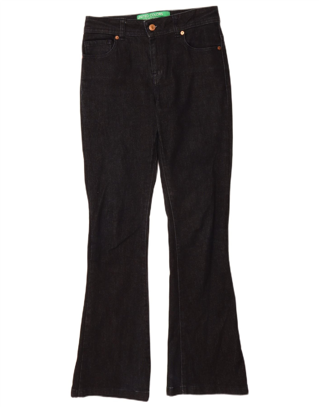 Γυναικείο τζιν μποτάκι Benetton W27 L30 Navy Blue Cotton
