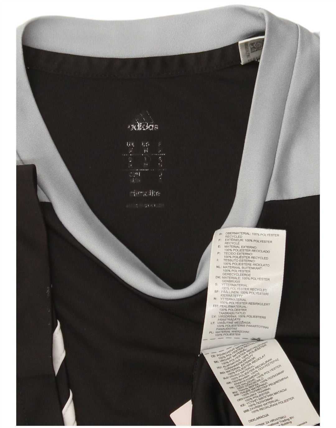 Ανδρικό T-Shirt Climalite Adidas Top Medium Black Colourblock Πολυεστέρας